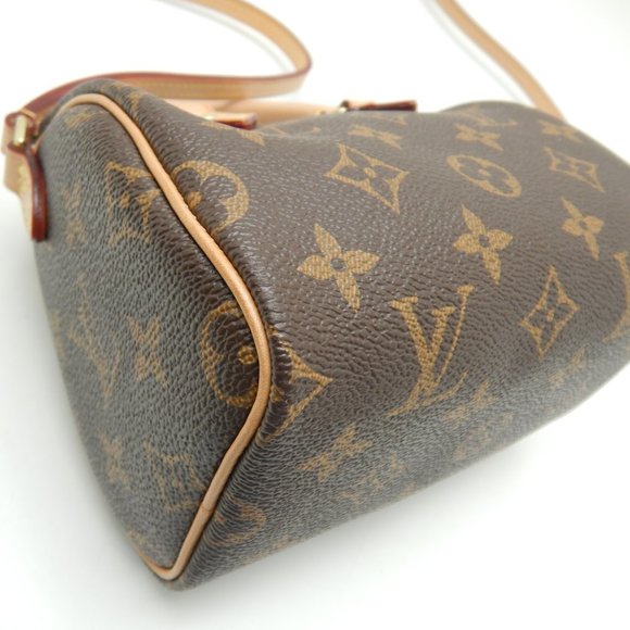 Louis Vuitton Monogram Nano Speedy Brown Mini Bag - Picture 3 of 7